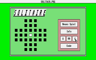 Solitaire atari screenshot